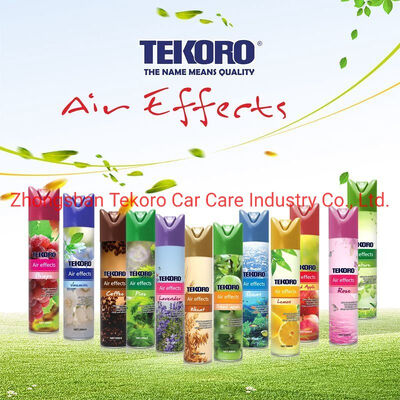Tekoro Air Freshener Aerosol Spray с натуральным ароматом для многоцелевого использования и сертифицированный CE, RoHS, SGS, GMP