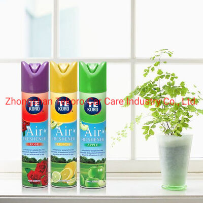 Tekoro Air Freshener Aerosol Spray с натуральным ароматом для многоцелевого использования и сертифицированный CE, RoHS, SGS, GMP