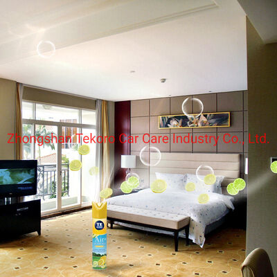 Tekoro Air Freshener Aerosol Spray с натуральным ароматом для многоцелевого использования и сертифицированный CE, RoHS, SGS, GMP