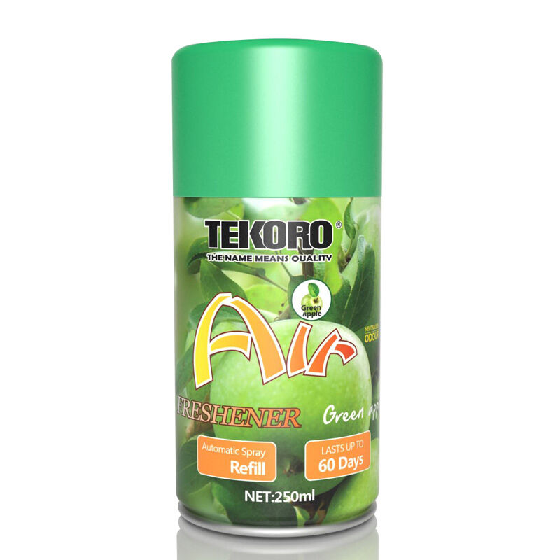Tekoro Green Apple Flavour Air Freshener Автоматическое наполнение спреем с сертификацией CE, RoHS, SGS, GMP и вместимостью ≥200 мл